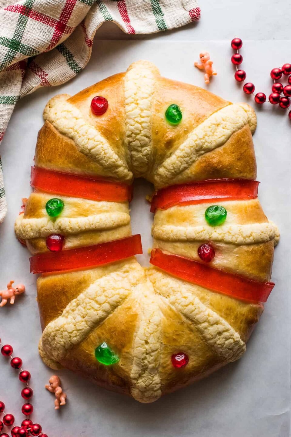 Aprendé esta receta sencilla para hacer una rosca de Reyes 