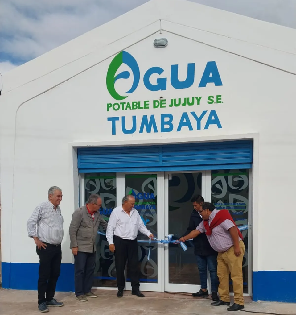 Inauguraron una oficina de Agua Potable en Tumbaya
