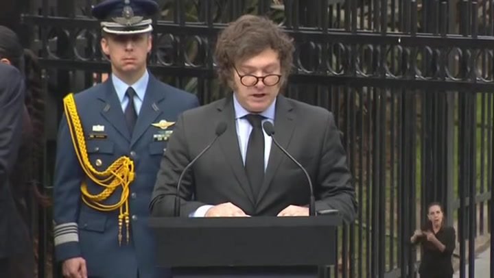 Milei participó del acto en el Aniversario de la Guerra de Malvinas