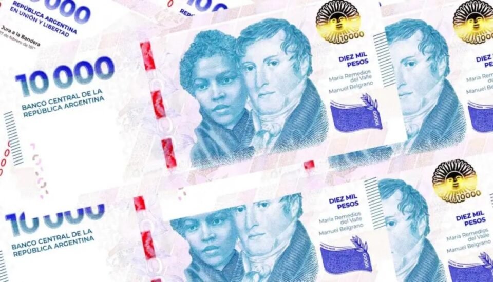 Comenzó a circular el nuevo billete de .000 