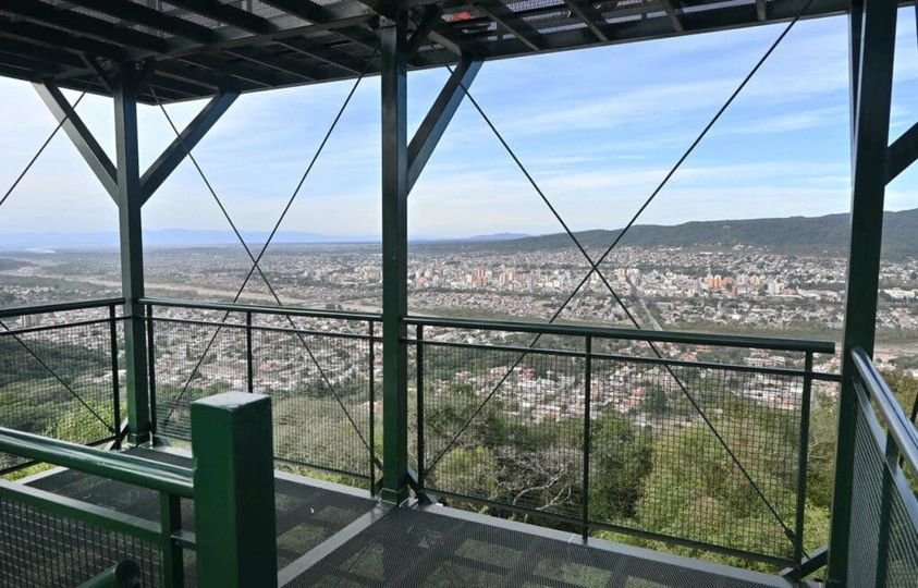 Inauguraron un nuevo mirador en el Parque Botánico 