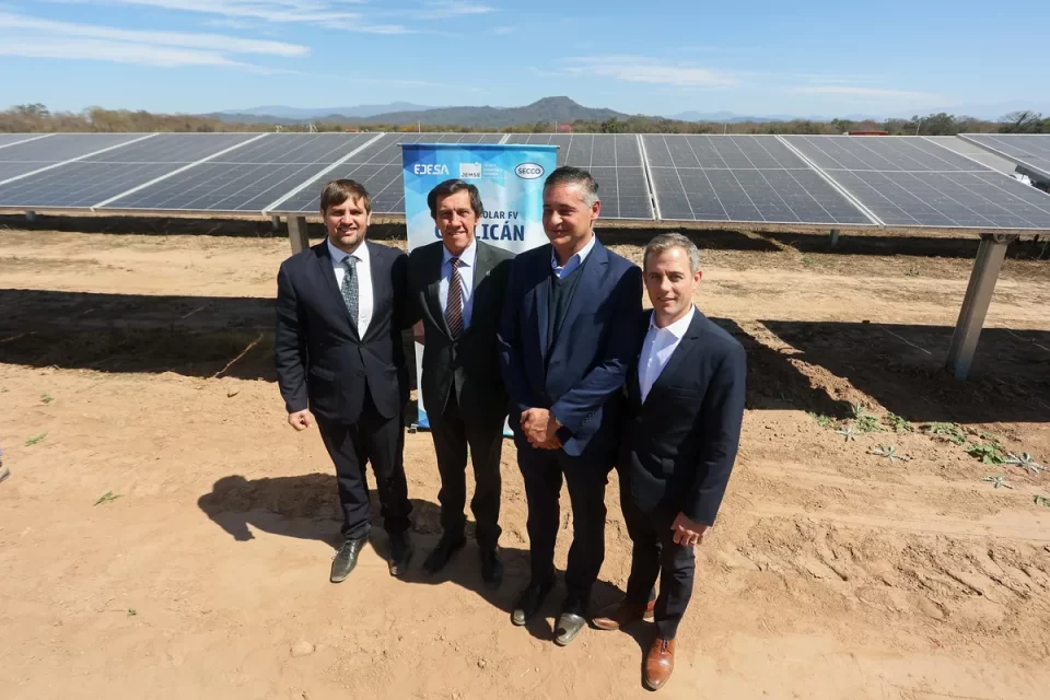Inauguraron un parque solar en el Chalicán