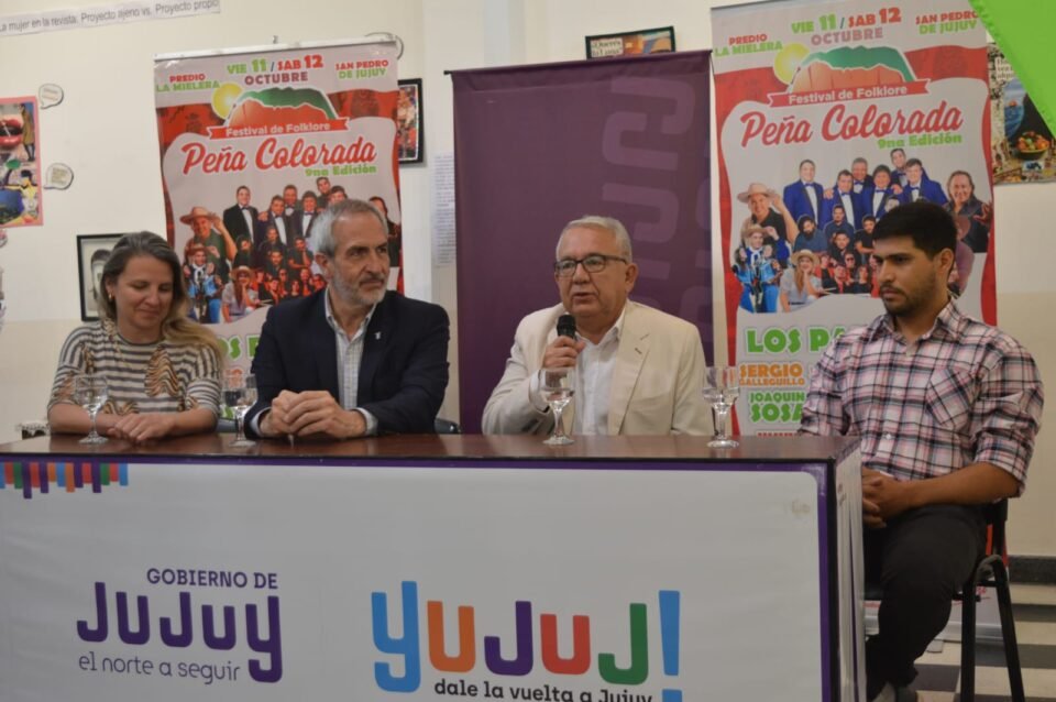 Presentaron el Festival “Peña Colorada” 