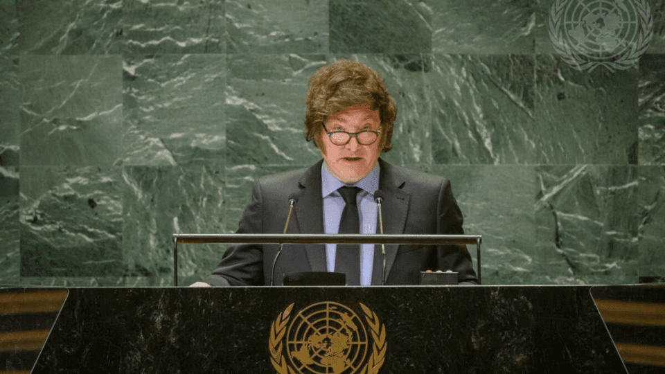 El Presidente, Javier Milei dio un discurso en la ONU
