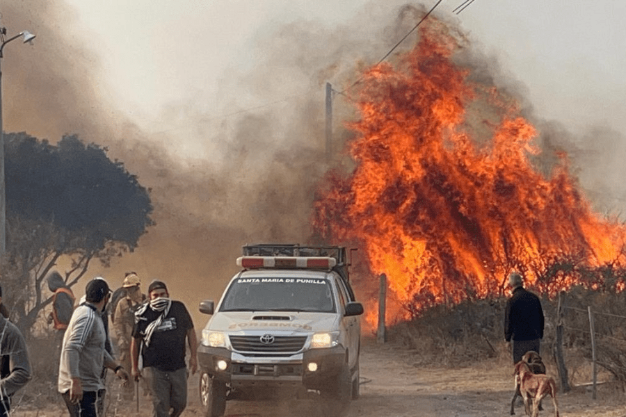 Córdoba: Por los incendios hay 11 detenidos 