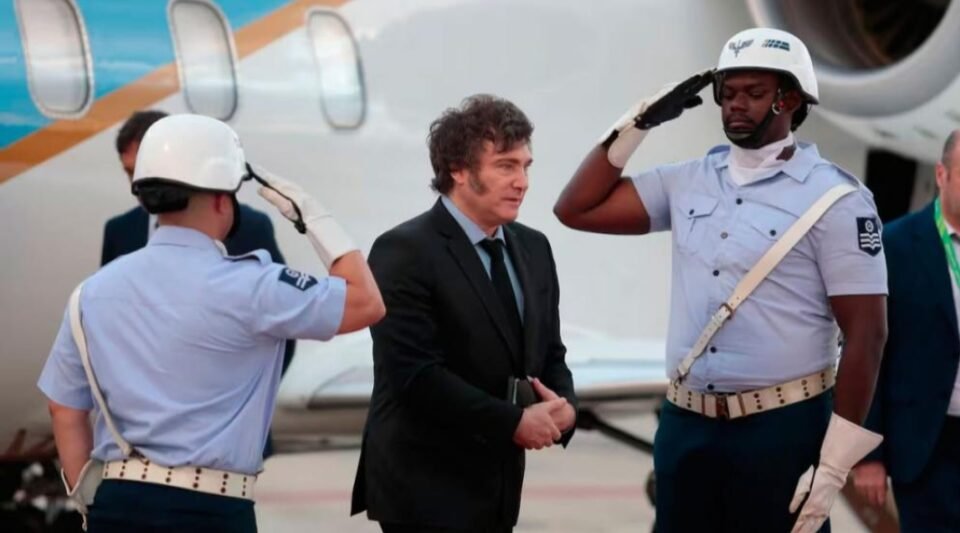 El Presidente llegó a Brasil para la cumbre del G20 