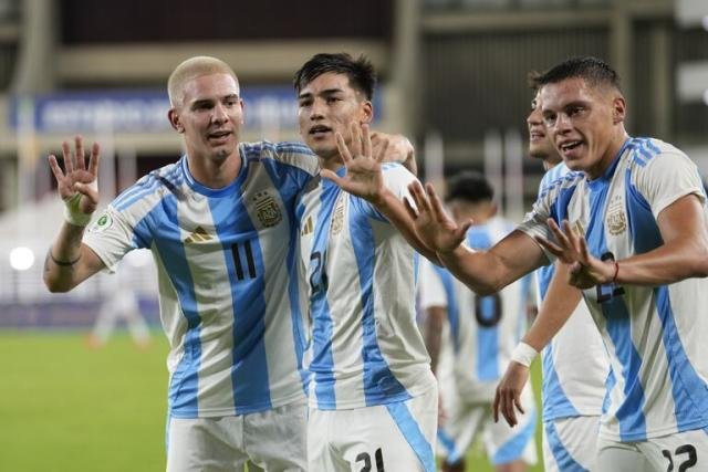 La Selección Argentina Sub 20 le ganó 1-0 a Colombia 