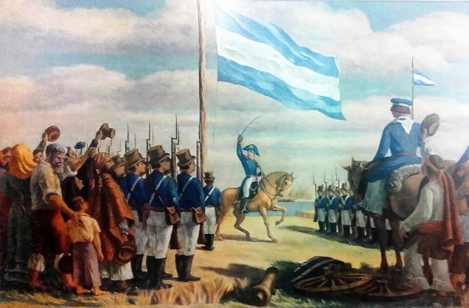 Hoy 27 de febrero, Día de la Creación de la Bandera Nacional Argentina 