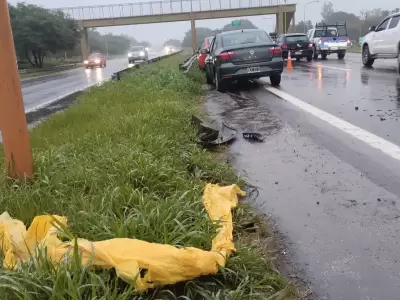 Choque en cadena en la Ruta Nacional N°66