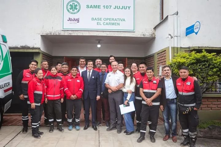 Inauguraron una base operativa del SAME en El Carmen