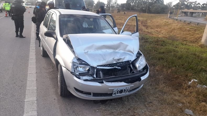 Siniestro vial en el acceso sur de la ciudad 