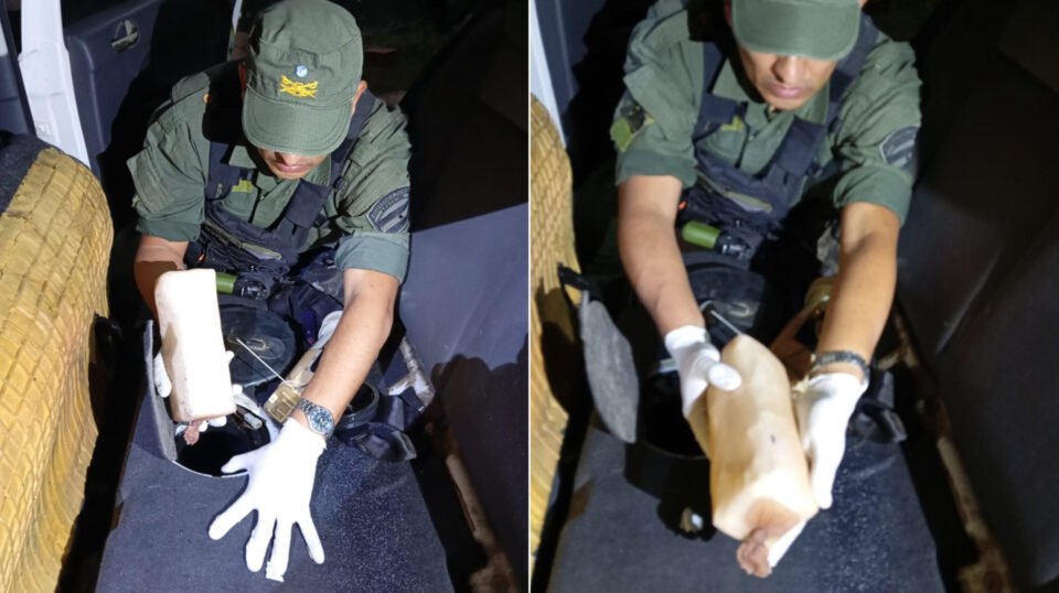 Hallaron 19 kilos de cocaína escondidos en un auto 