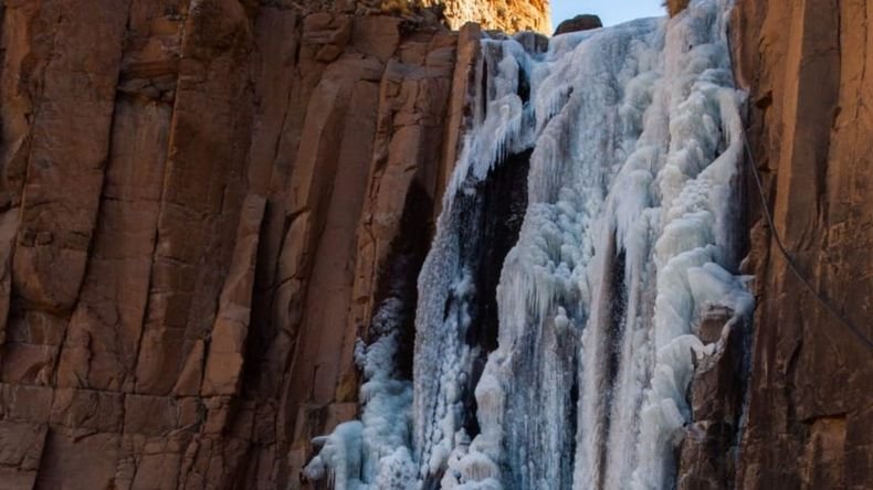 La Cascada congelada, un hermoso lugar para descubrir