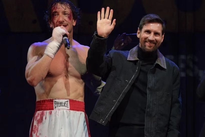 Lionel Messi fue a ver a Nico Vázquez en “Rocky”
