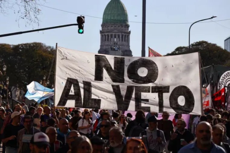 El Congreso rechazó los vetos del Presidente Milei 
