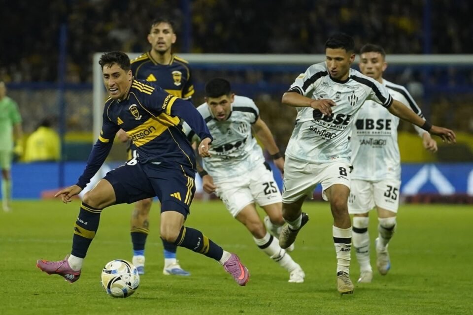 Boca empató 2-2 con Central Córdoba 