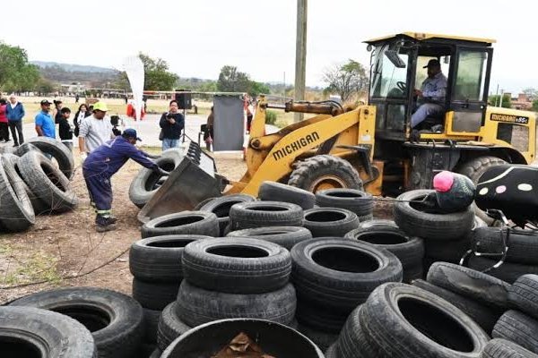 Se recuperaron más de 400 neumáticos 
