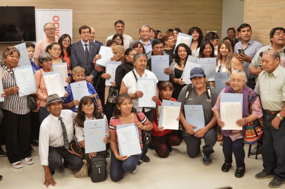 Ordenamiento Territorial entregó 55 escrituras 