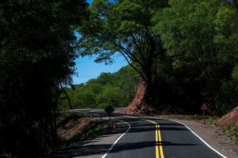 Inauguraron la pavimentación de la Ruta 56 