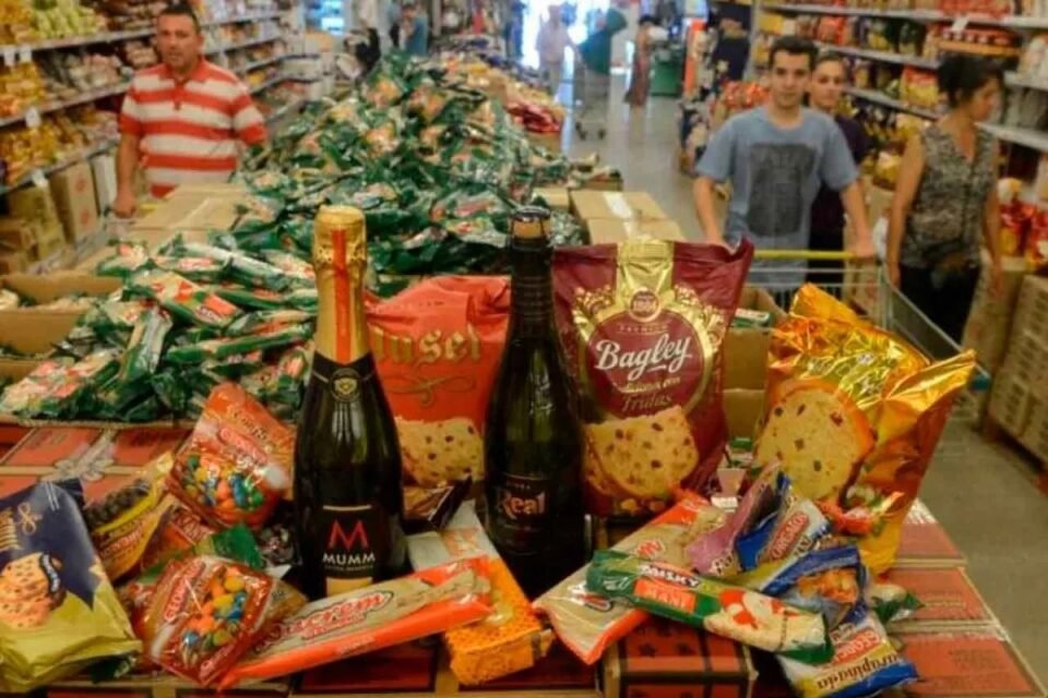 La canasta navideña aumento un 27% 