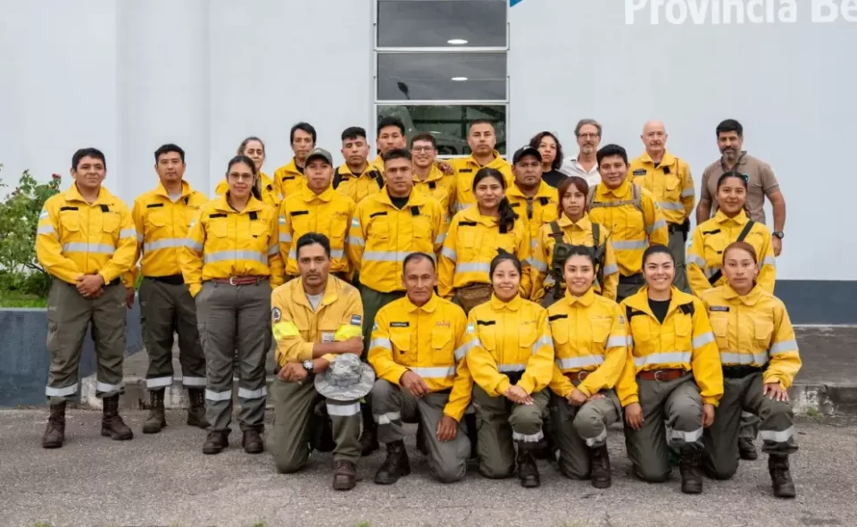 Brigadistas jujeños viajaron a Chubut para combatir los incendios 