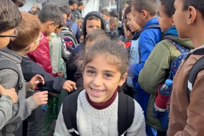 Los niños de Gaza regresan a la escuela 