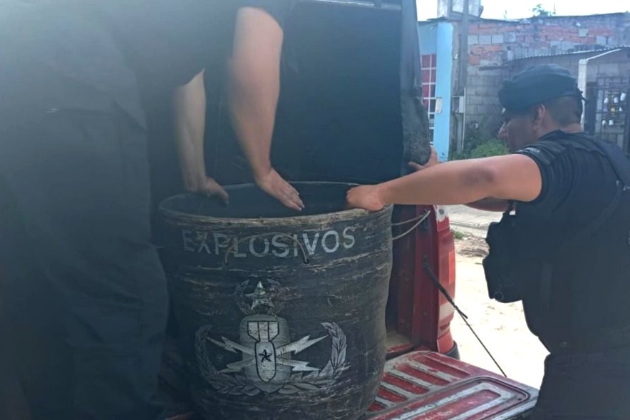 Encontraron un artefacto explosivo en Alto Comedero 