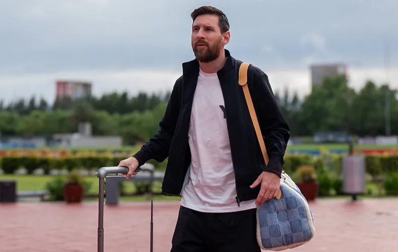 Messi llegó a Argentina para sumarse a la Selección