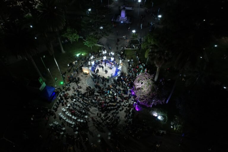 Reinauguraron la Glorieta de Plaza Belgrano 