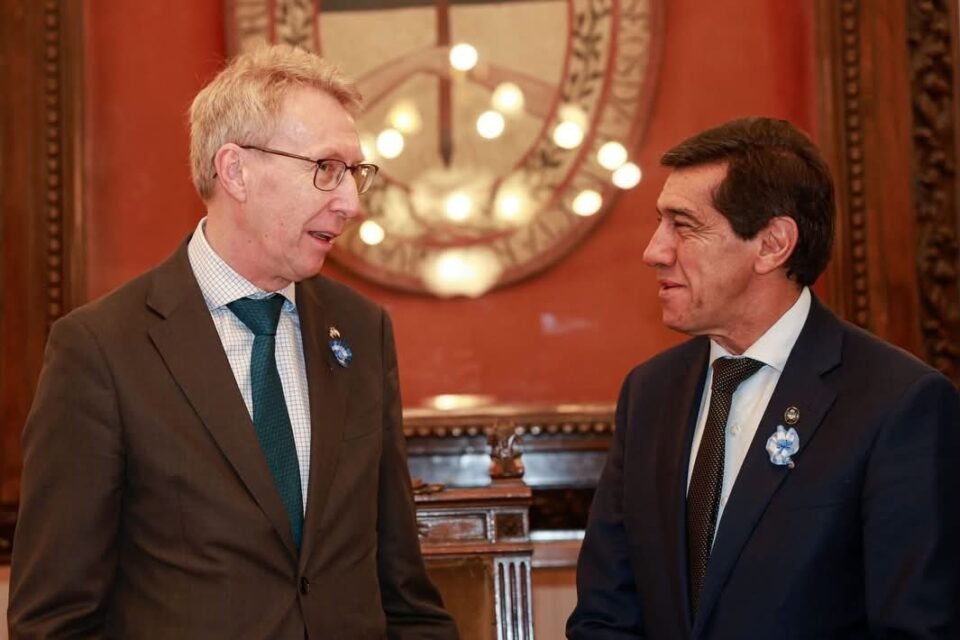 Sadir recibió al Embajador del Reino de Suecia 