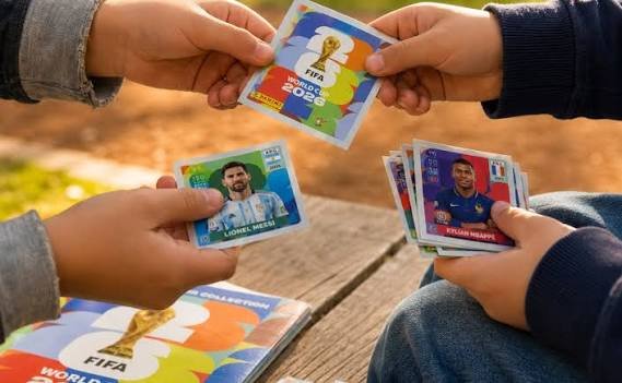 Nueva jornada de intercambio de figuritas del Mundial 