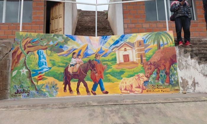 El Corredor de Murales sumó una obra en Valle Grande 