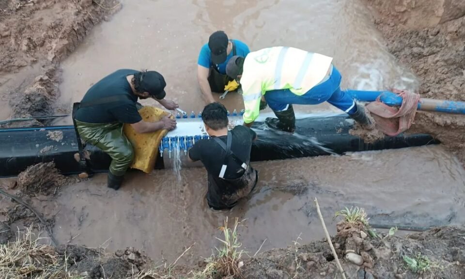 Agua Potable denunció un hecho de vandalismo 